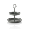 Metalen tafel etagère met 2 lagen Nik Model