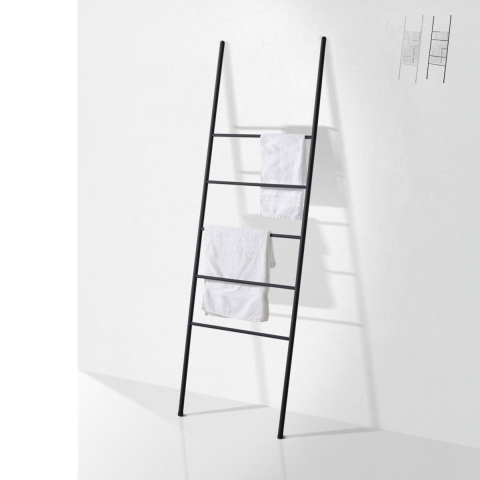 Moderne metalen badkamerhanddoekrek in laddervorm Top Aanbieding