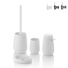 Badkamer set dispenser, beker, zeephouder en toiletborstelhouder Trendy Aanbieding