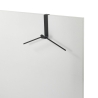 Zwarte metalen deurhaken Trim Aanbieding