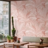 Elegante verfijnd behang voor woonkamer Tropische Jungle Roze Korting