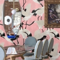 Elegante zelfklevend behang voor woonkamer Aironi Rosa Verkoop