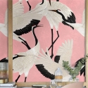 Elegante zelfklevend behang voor woonkamer Aironi Rosa Aanbod