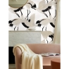 Moderne elegante Oosterse behangpapier voor woonkamer Aironi Bianchi Korting