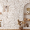 Elegante bloemenbehang voor woonkamer Bosco Tropicale Beige Aanbieding