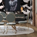 Moderne oosterse zelfklevende behang voor woonkamer Aironi Neri Model