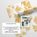 Vintage artistiek bloemenbehang wit en geel Toile de Jouy Keuze