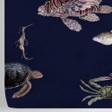 Moderne realistische maritieme designbehang Tropische Blauwe Vissen Kortingen