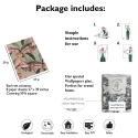 Raffinierter bloemen jungle behang Bosco Tropicale Rosa Voorraad