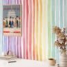 Zelfklevend gekleurd behang voor kinderkamer Regenboogstrepen Aanbod