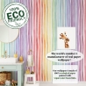 Zelfklevend gekleurd behang voor kinderkamer Regenboogstrepen Catalogus