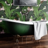 Bloemen jungle behang voor woonkamer Roze Bananenbladeren Kortingen