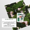 Bloemen jungle behang voor woonkamer Roze Bananenbladeren Keuze