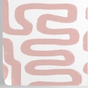 Moderne geometrisch design behang Abstract Wit en Roze Kortingen