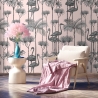 Raffinatie roze zelfklevende muurdecoratie voor woonkamer Pellicani Korting