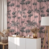 Raffinatie roze zelfklevende muurdecoratie voor woonkamer Pellicani Kortingen