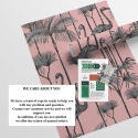 Raffinatie roze zelfklevende muurdecoratie voor woonkamer Pellicani Keuze