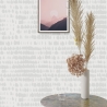 Moderne designbehang voor de woonkamer Wit Grijs Verkoop