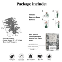 Behang Urban Jungle Planten Wit en Grijs Exotische Palmen Kortingen