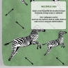 Zelfklevend groen behang voor slaapkamer met zebra's Kortingen