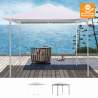 Winddichte en UV-bestendige stalen tuinpaviljoen 3x3 meter Style Korting