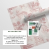 Vintage behang met roze landschappen voor woonkamer Toile de Jouy Rosa Catalogus