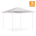 Winddichte en UV-bestendige stalen tuinpaviljoen 3x3 meter Style Catalogus