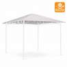 Winddichte en UV-bestendige stalen tuinpaviljoen 3x3 meter Style Catalogus