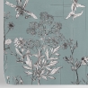 Elegante behang met bladeren slaapkamer Bloemillustraties Aanbod