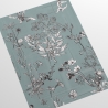 Elegante behang met bladeren slaapkamer Bloemillustraties Korting
