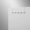 Ruimtebesparende metalen deurhanger met 5 haken Swift Aanbod