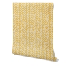 Vintage Gele Geometrische Zelfklevende Behang voor Woonkamer Korting