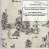 Vintage zwart-wit bosbehang Toile de Jouy Ufo Nero Kortingen