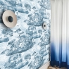 Blauw vintage behang voor woonkamer en slaapkamer Nuvole Verkoop