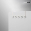 Ruimtebesparende metalen deurhanger met 5 haken Swift Aanbieding