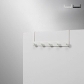 Ruimtebesparende metalen deurhanger met 5 haken Swift Aanbieding