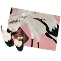 Set van 2 kunststof placemats 42x30 cm Aironi Rosa Aanbieding