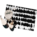 Set van 2 moderne ontbijtplacemats 42x30cm Queen Aanbieding