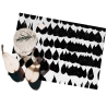 Set van 2 moderne ontbijtplacemats 42x30cm Queen Aanbieding