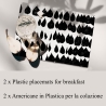 Set van 2 moderne ontbijtplacemats 42x30cm Queen Verkoop