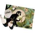 Set van 2 groene placemats voor ontbijttafel met aapjesmotief Aanbieding