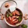 Kookpottenset 6-delig met grillpan graniet roze Stonerose Korting