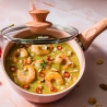 Kookpottenset 6-delig met grillpan graniet roze Stonerose Kortingen