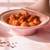 Antiaanbak tajine van roze keramiek 26cm Bisetti Stonerose Korting