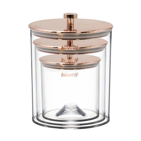 Set van 3 stapelbare ruimtebesparende vershoud keukenpotten Stonerose Aanbieding