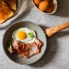 Anti-aanbak koekenpan 20 cm met steeneffect en deksel Pierre Gourmet Aanbod