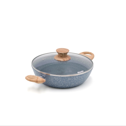 Antiaanbak aluminium pan 24cm Bisetti Pierre Gourmet Aanbieding