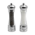 Transparante zout- en pepermolen voor tafel en keuken 21cm Pierre Gourmet Aanbieding