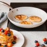 13-delige pannenset met koekenpan en grillpan antiaanbak Stonewhite Model