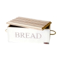 Broodtrommel met houten snijplank Bisetti Stonewhite Aanbieding